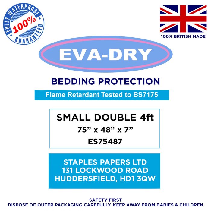 ES75487- EVA-Dry - Small Double (4ft), Bedding Protection